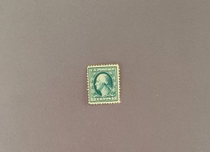 339, Washington, Blue Green, Mint OGNH, CV $105.00