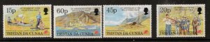 TRISTAN DA CUNHA SG580/3 1995 50th ANNIV OF SECOND WORLD WAR MNH