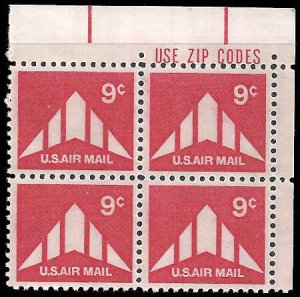 US - #C77 - Zip Block - MNH - SCV-0.85