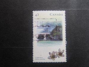 Canada #1489 Heritage Rivers Nice stamps  {ca708}