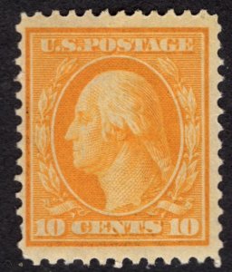 US #338 Fine/Very Fine, w/Original Gum. Never Hinged. SCV 165.00