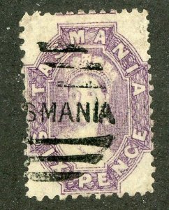 4894 BCX  1864 Tasmania Sc.# 32 used cv $25 ( Offers welcome )