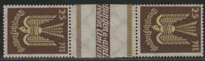 Germany Scott # C13 (2), gutter, mint nh, se-tenant, Mi# 236ZS