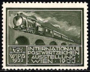 1933 Austria WIPA International Philatelic Exhibition Wien Set/10 Colors Unused