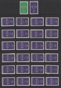 France #929-30 (1959 Europa issue) x25 VFMNH sets CV $35.00