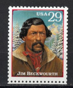 2869q * JIM BECKWOURTH  * US Postage Stamps   MNH