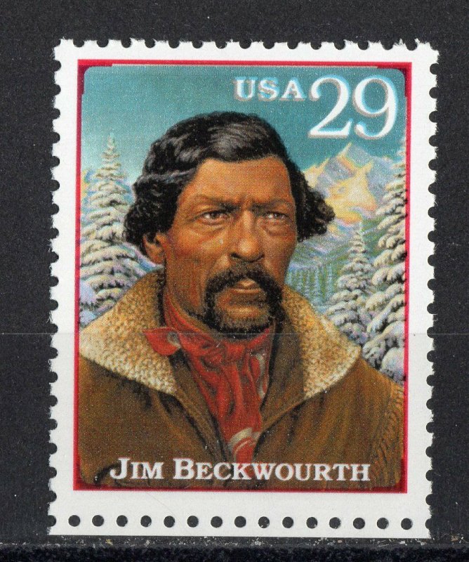 2869q * JIM BECKWOURTH  * US Postage Stamps   MNH