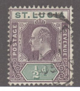 St. Lucia, Scott #50, Used