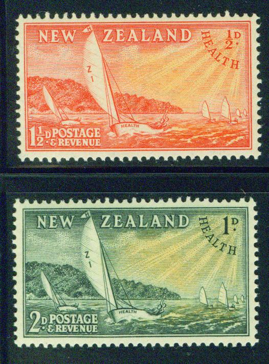 New Zealand Scott B38-9 1951 set MH* 