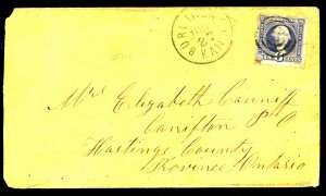U.S. #115 USED ON COVER