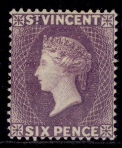 ST. VINCENT QV SG52, 6d violet, M MINT. Cat £180.