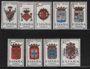 SPAIN  1093-1094g  MNH,  PROVINCIAL ARMS,