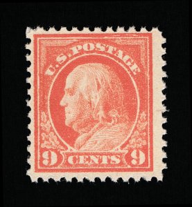 EXCEPTIONAL GENUINE SCOTT #509 F-VF MINT OG NH 1917 PERF-11 SALMON RED #16466