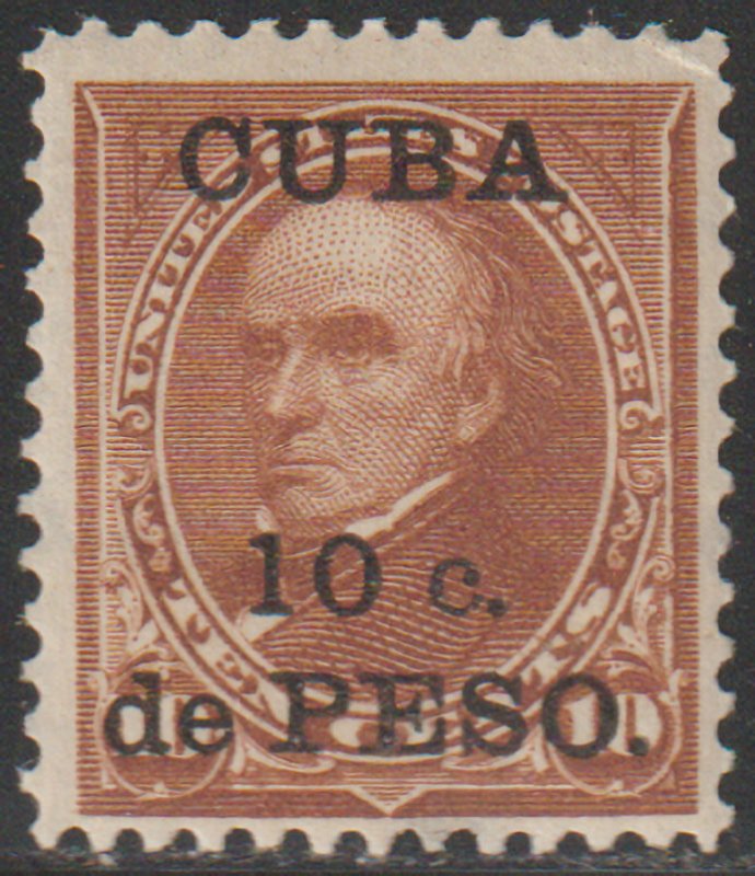 MALACK Cuba 226 VF OG Hr, Great! c1882