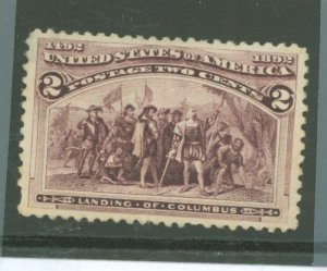United States #231 Unused Single