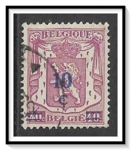 Belgium #313 Coat Of Arms Surcharged Used