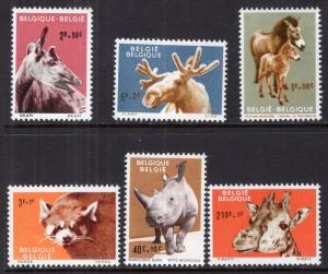 Belgium B690-B695 Animals MNH VF