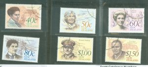 New Zealand #987-982  Single (Complete Set)