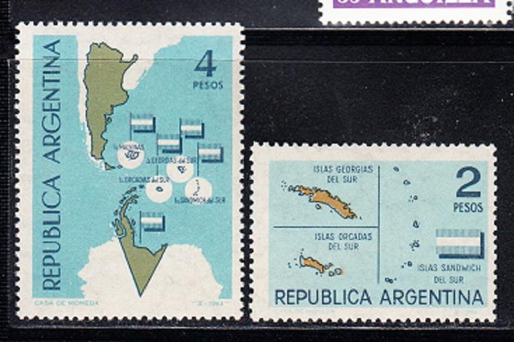 ARGENTINA # 757-758 Mint NH