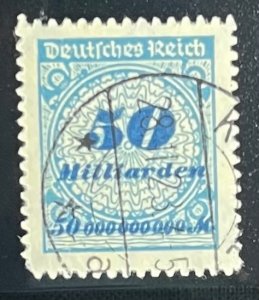 Germany, 1923, SC 309, Used, VF