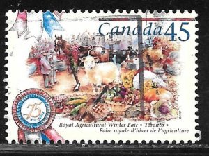 Canada 1672: 45c Animals and produce, used, VF