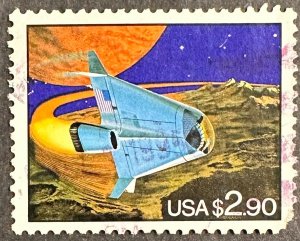 US #2443 Used VF $2.90 NASA Future Spacecraft 1990 [B4.1.4]