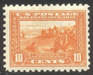 U.S. #404 Mint BEAUTY - 1915 10c Pan-Pacific, P10