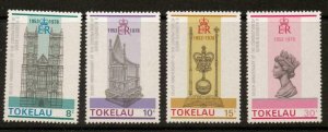 TOKELAU SG61/4 1978 CORONATION MNH