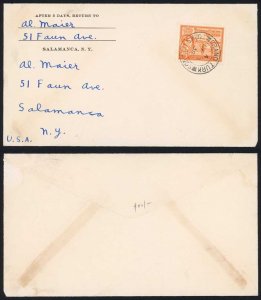 Turks and Caicos KGVI 2 1/2d on Cover