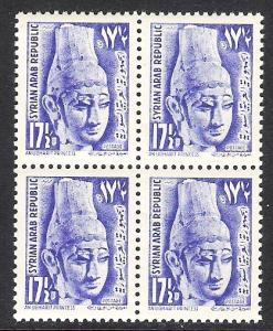 SYRIA 464 MNH BLOCK OF 4