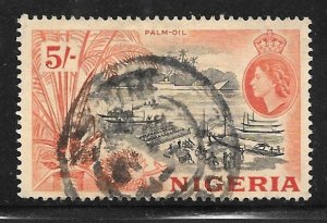 Nigeria 89: 5/- Palm Oil Shipment, used, F-VF