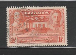 Barbados, #204 Used From 1939