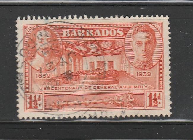 Barbados, #204 Used From 1939