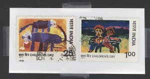 India #777-778 Used Single (Complete Set)