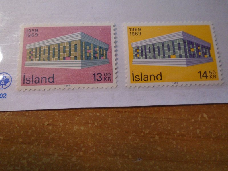 Iceland  #  406-07  MH