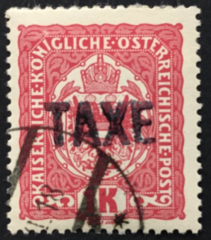 ITALY 1918 - Trentino - Sassone Tax BZ3/31 cv 3500$ used  RARE