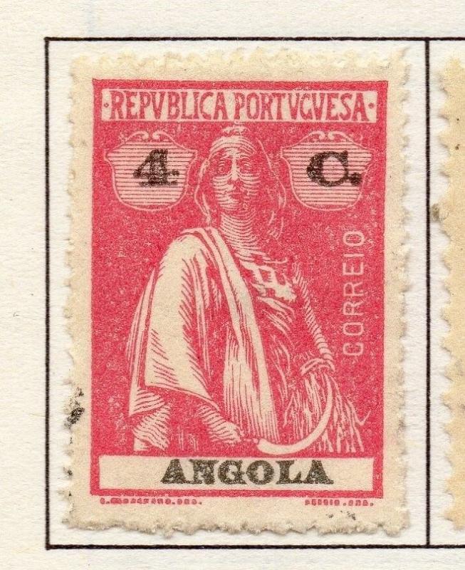 Angola 1914 Ceres Issue Fine Mint Hinged 4c. 141325