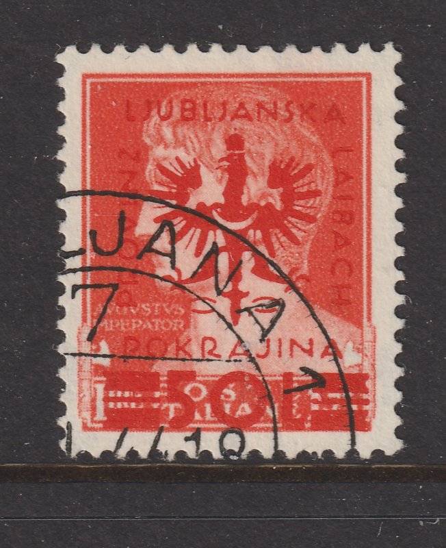 Slovenia (German Occ) a 50L on a 1.75L orange used from 1944