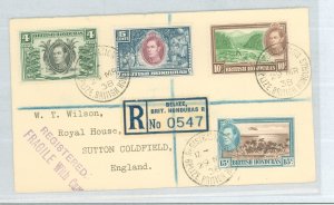 British Honduras 118-21 1938 Royalty/King George VI