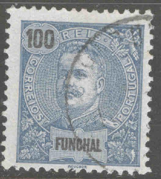 Funchal Scott 27 Used 100c blue color