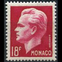 MONACO 1951 - Scott# 279 Prince Rainier 18f LH