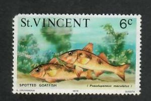 St. Vincent; Scott 412; 1975;  Unused; NH; Fish