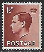 Great Britain # 232 - King Edward VIII - unused HR....{KBrB}
