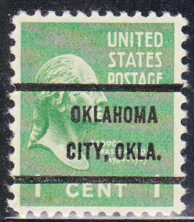 Precancel - Oklahoma City, OK PSS 804-72 - Bureau Issue