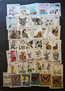 POLAND Vintage Stamp Lot Collection Used  CTO T5852