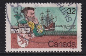 Canada 1011 Jacques Cartier and Ship 32¢ 1984