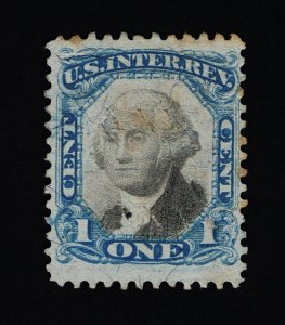 EXCELLENT GENUINE SCOTT #R103 F-VF 1871 BLUE & BLACK 2ND ISSUE REVENUE