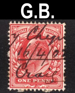 Great Britain Scott 128 F+ used. Beautiful hand cancel.  FREE...