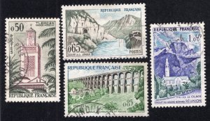 France 1960 Short Set of 4 Commemoratives, Scott 946-949 used, value = $1.00