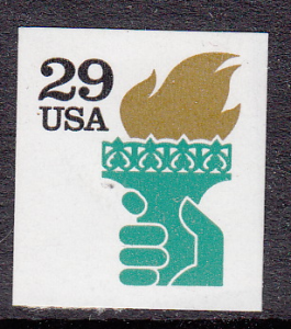 United States #2531A Torch Booklet Single, Please see description.